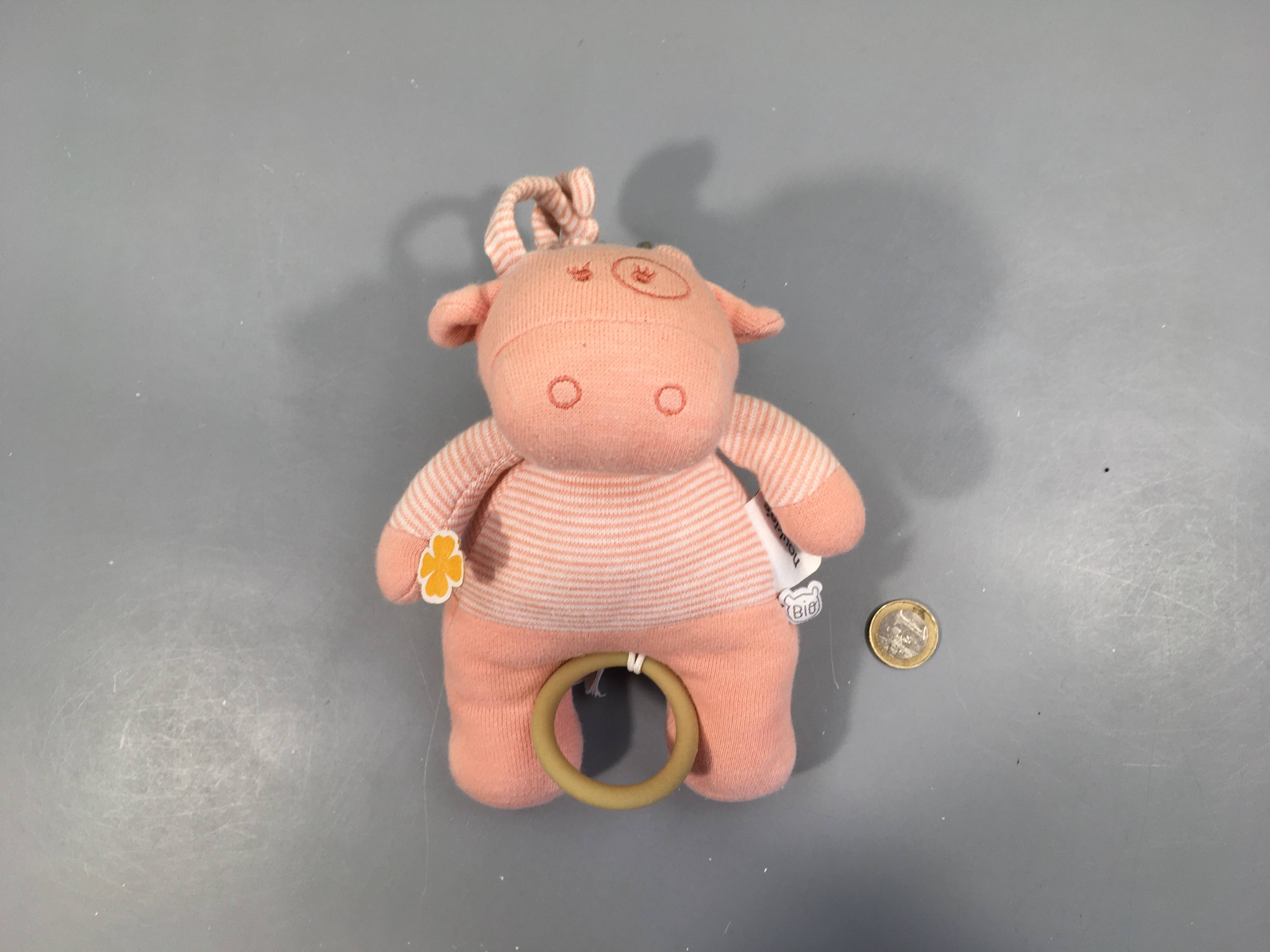 Peluche mini-musicale Lola, coton bio