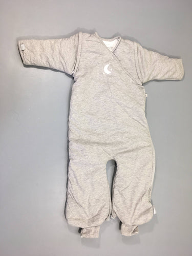 Sac de couchage ml amovibles ouatiné gris chiné lune, 3-9m, moins cher chez Petit Kiwi
