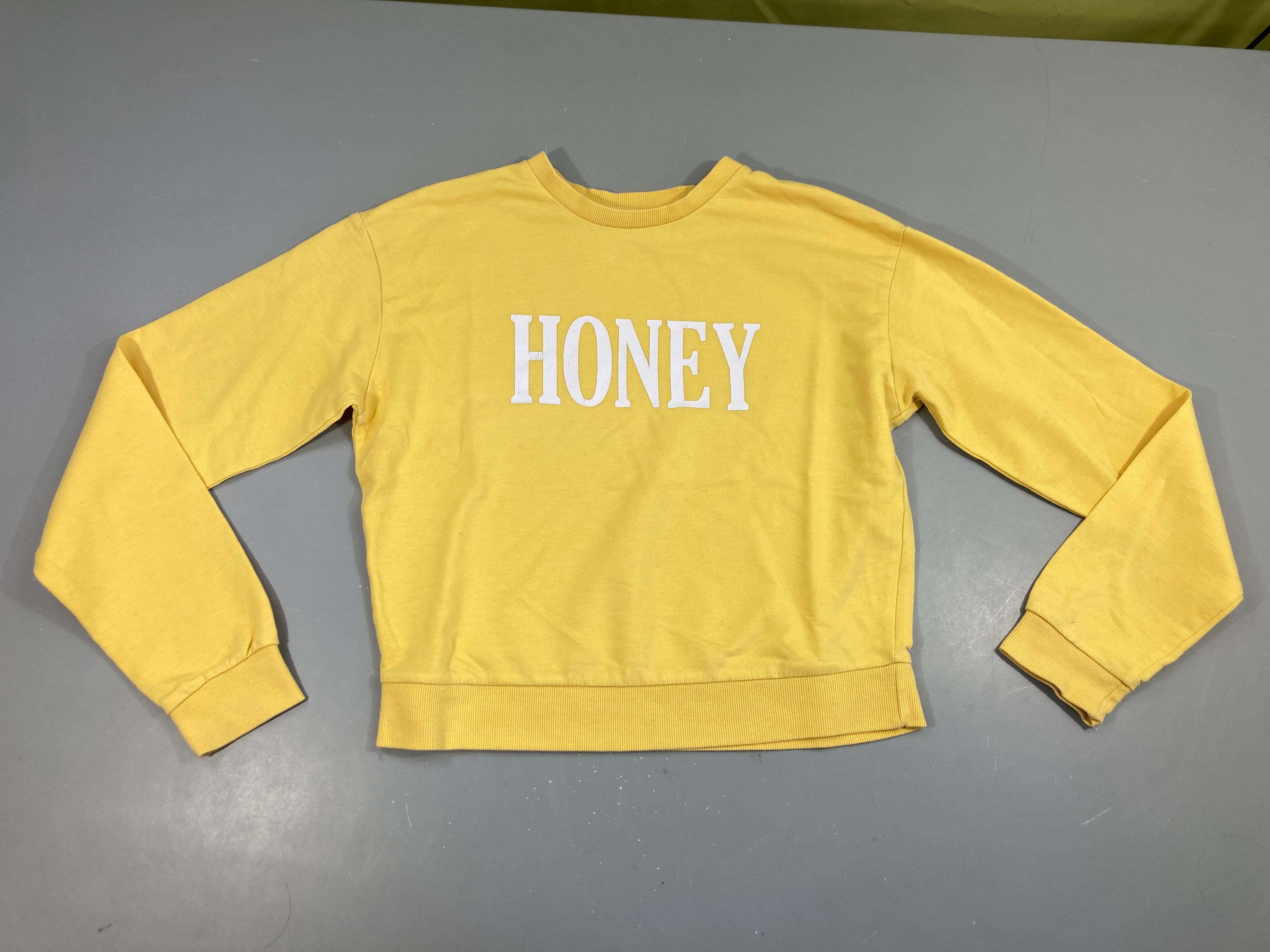 Sweat court léger jaune Honey, Terranova