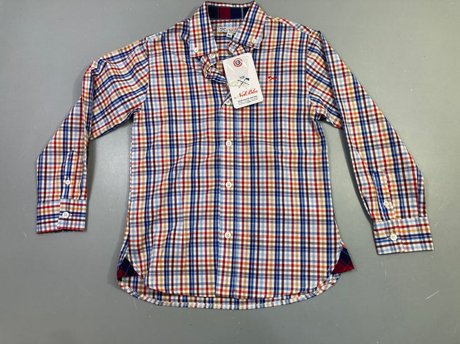 Chemise ml vichy multicolore, NelBlu, moins cher chez Petit Kiwi