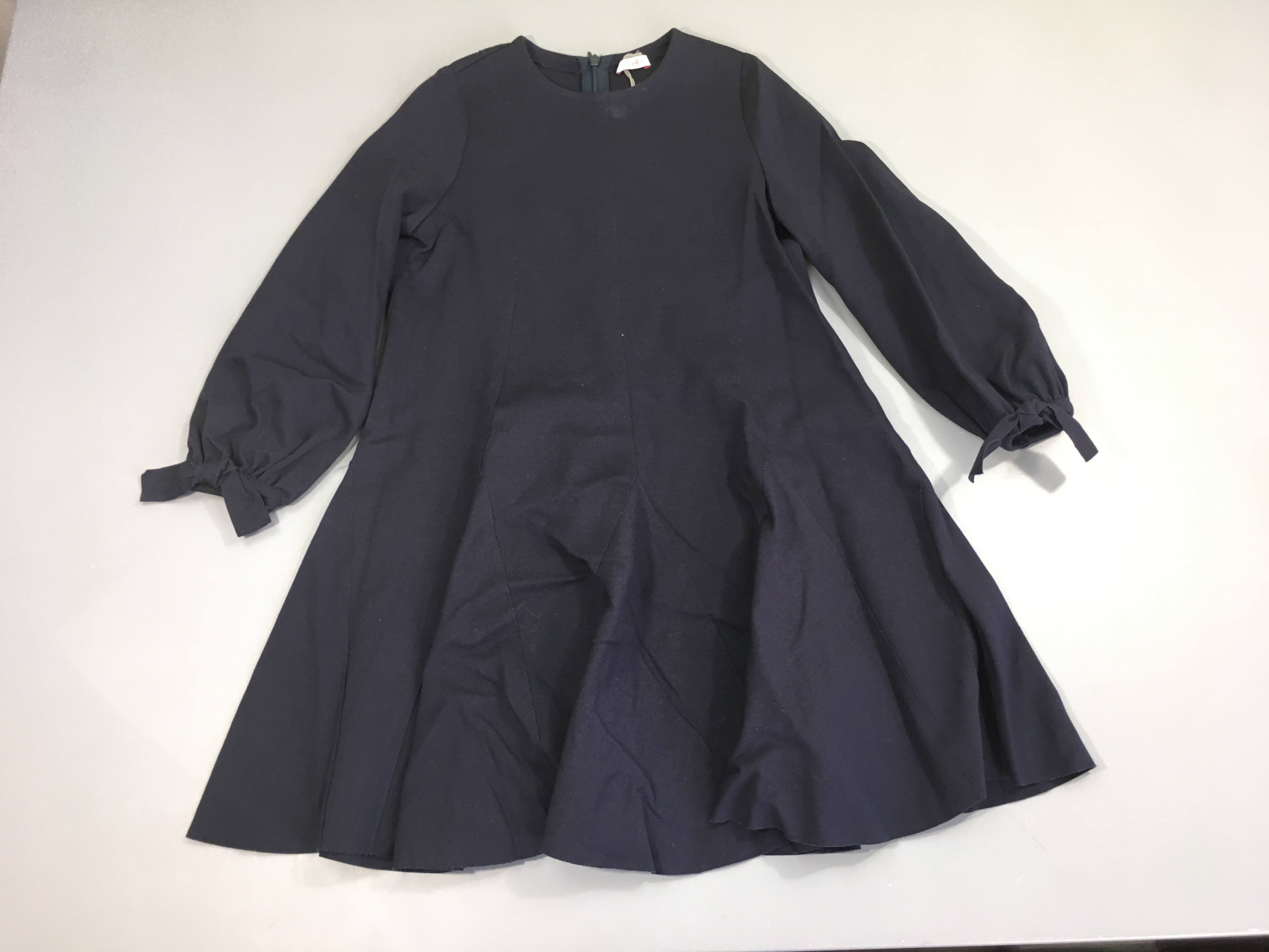 Robe m.l bleu marine noeud Il Gaufo