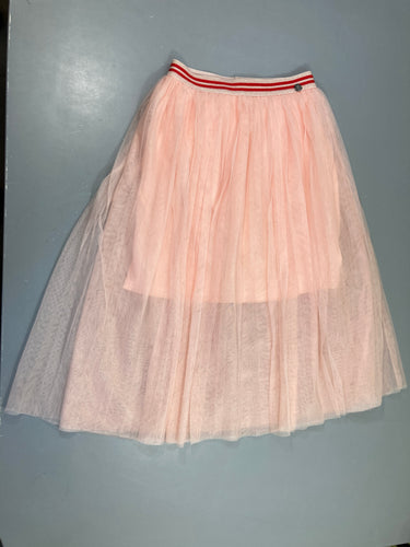 Jupe longue tulle rose, moins cher chez Petit Kiwi