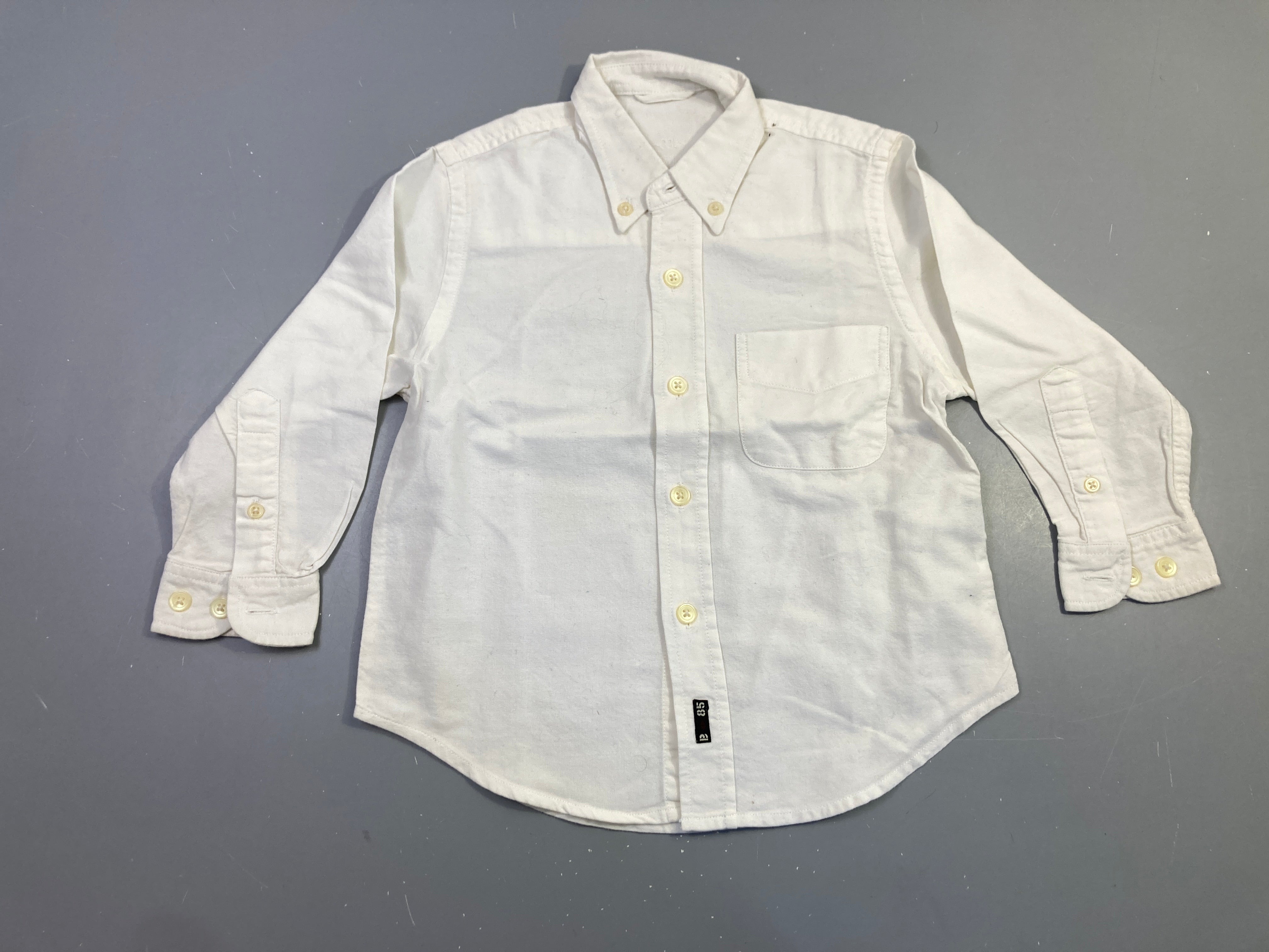 Chemise ml blanche oxford, BBL