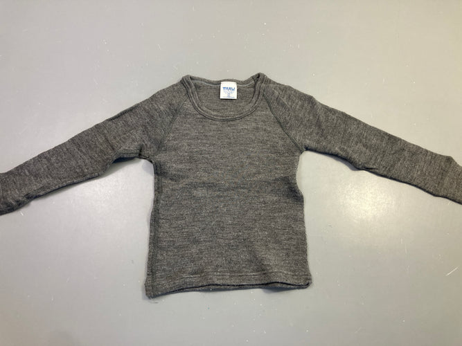 Sous-vêtement thermique ml gris, bouloché, moins cher chez Petit Kiwi