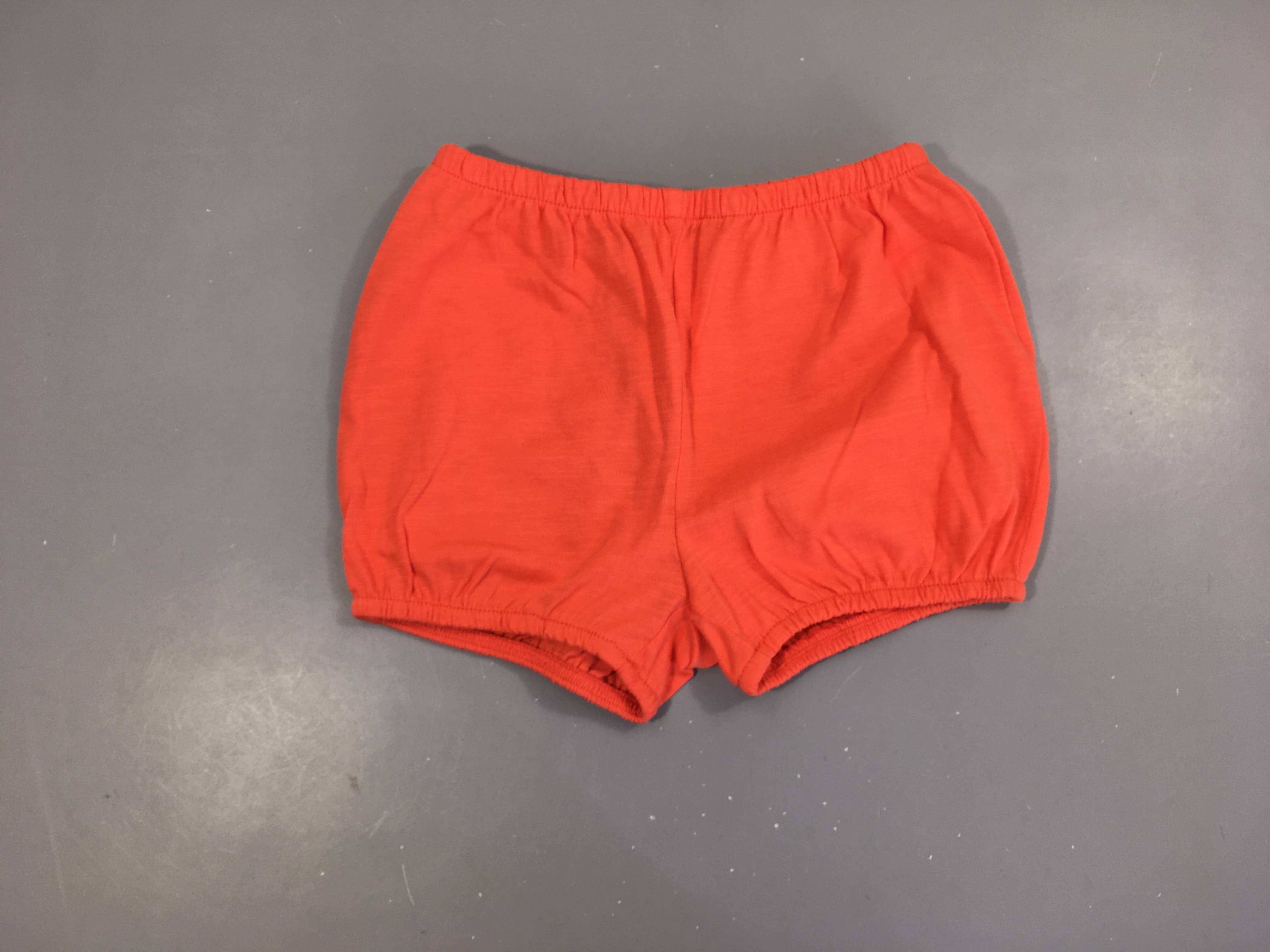 Short bloomer corail flammé