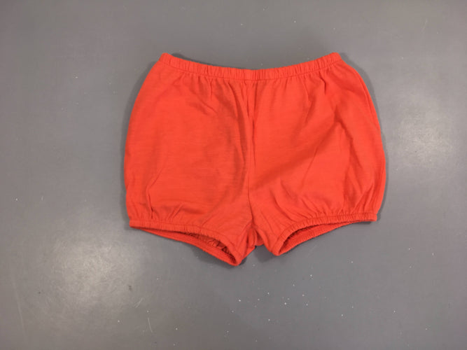 Short bloomer corail flammé, moins cher chez Petit Kiwi