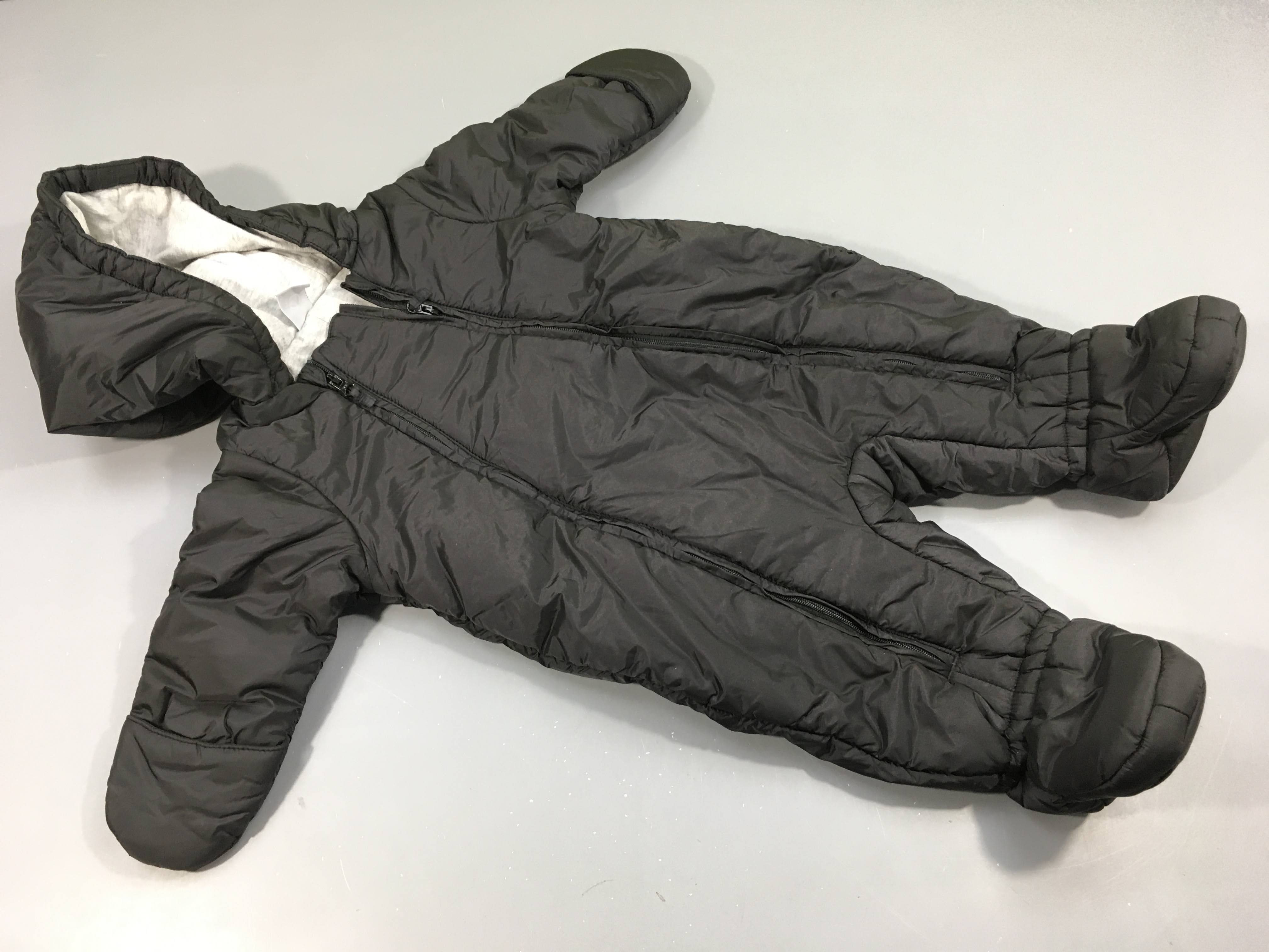 Combipilote  noire double zip