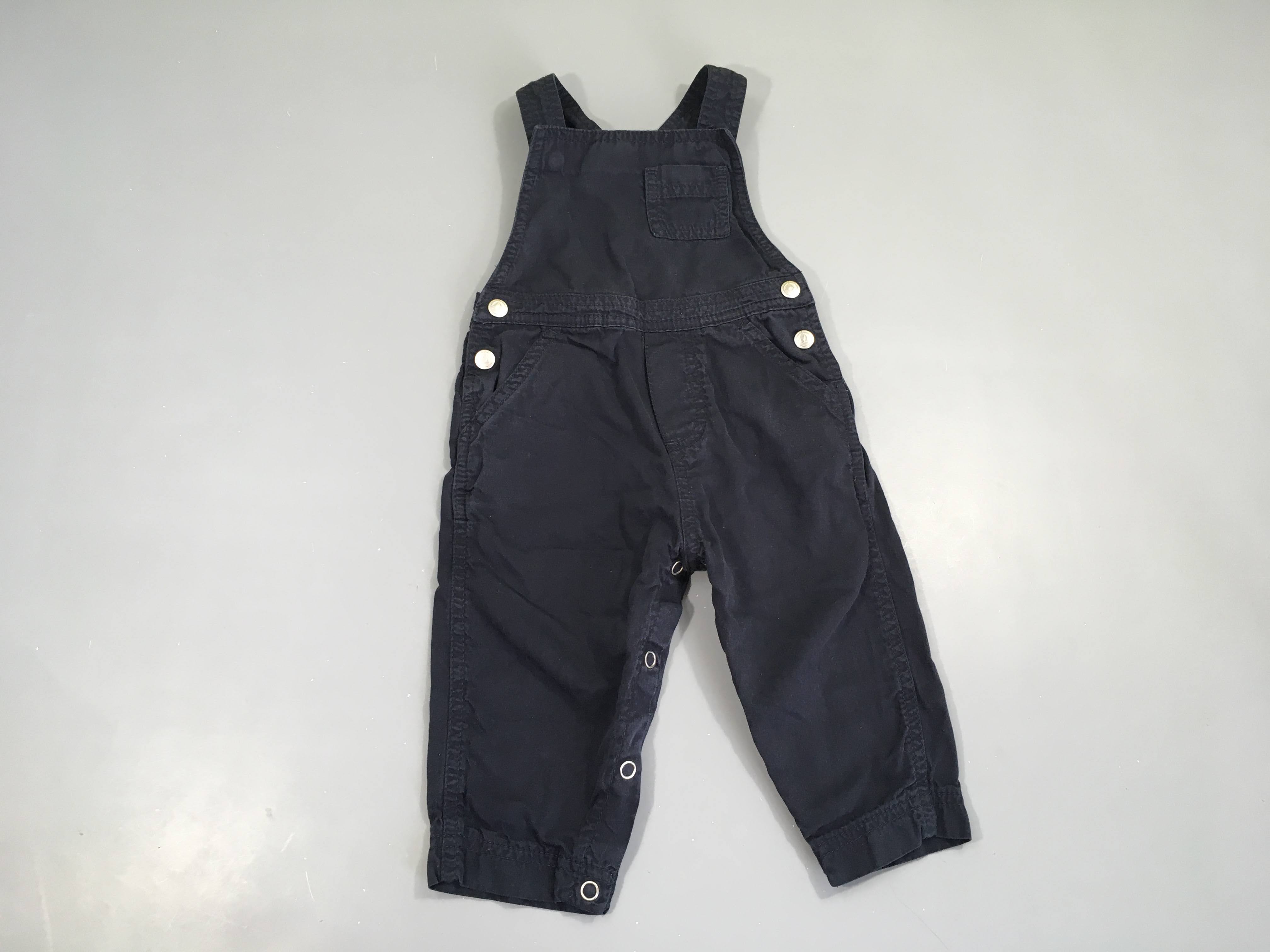 Salopette bleu foncé