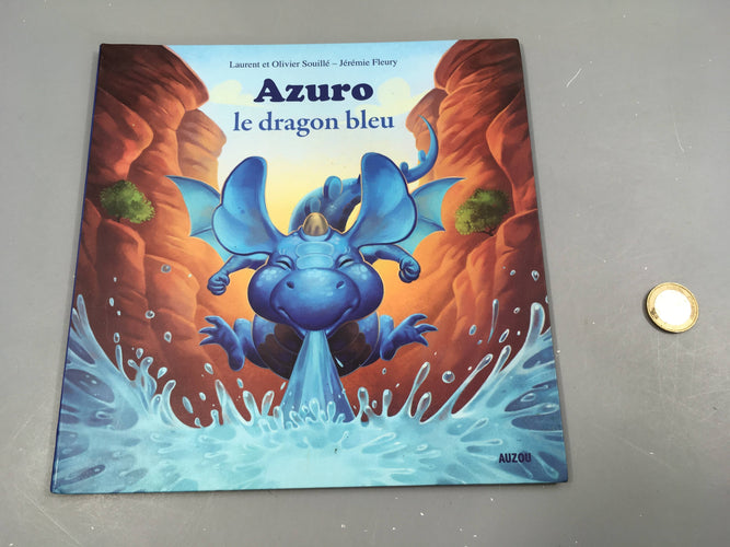 Azuro le dragon bleu, moins cher chez Petit Kiwi