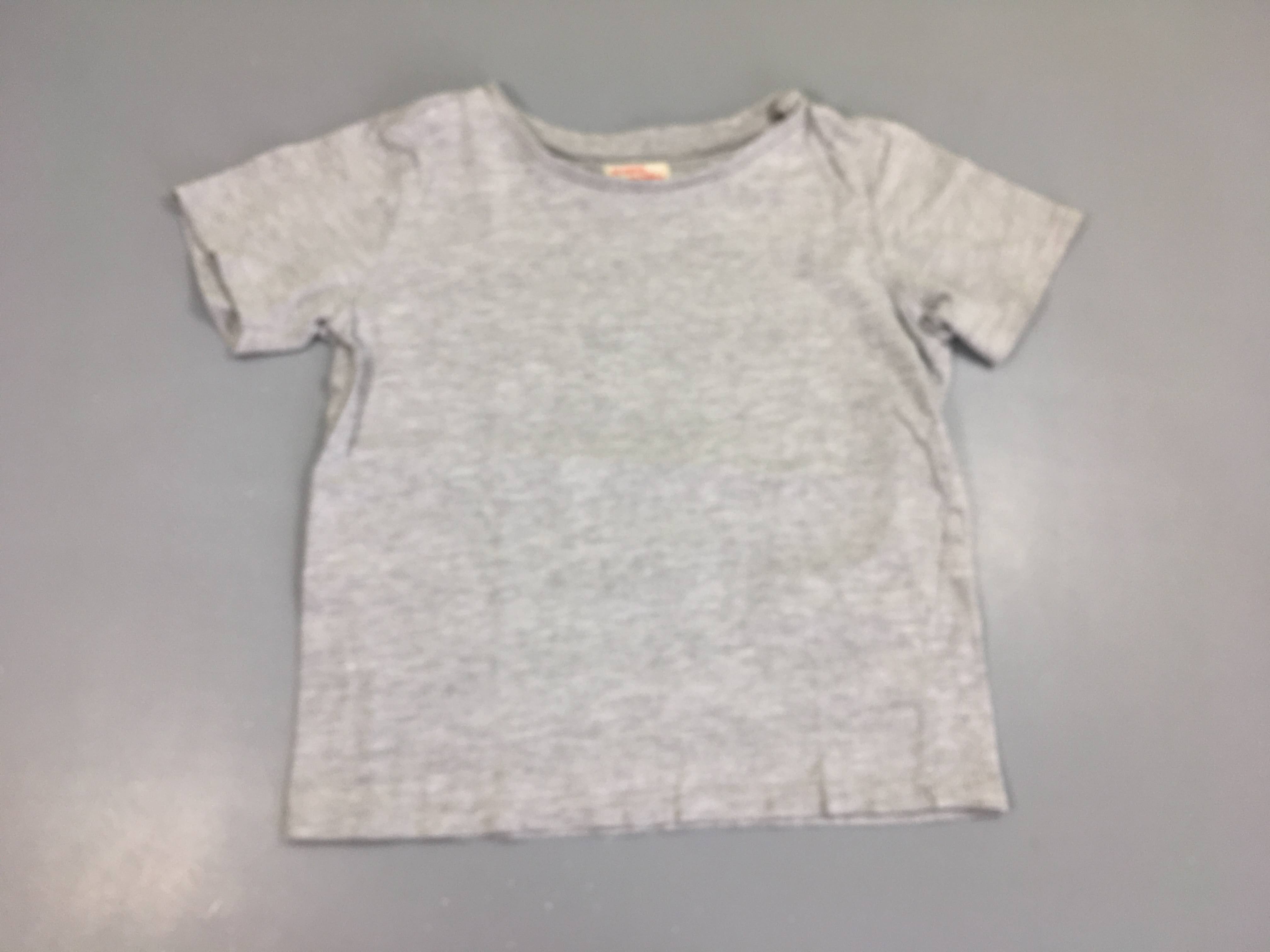 T-shirt m.c gris flammé