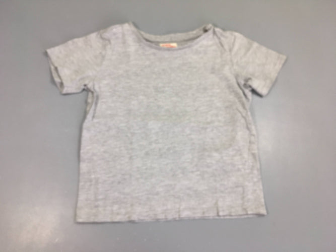 T-shirt m.c gris flammé, moins cher chez Petit Kiwi
