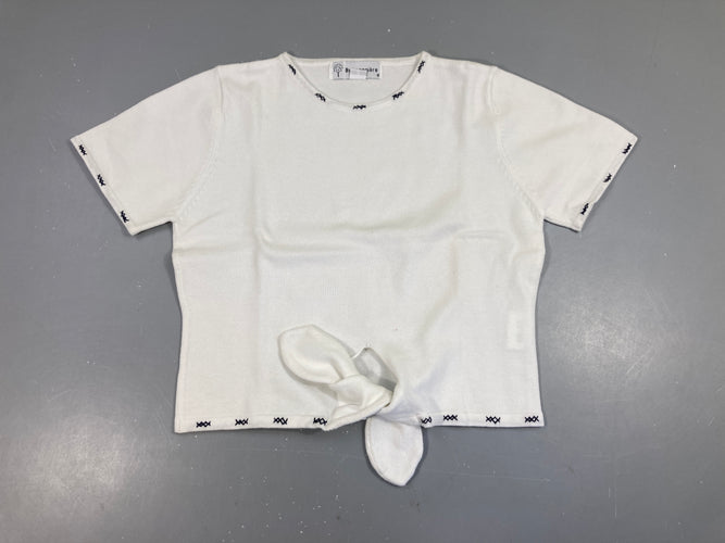 T-shirt m.c blanc épais, moins cher chez Petit Kiwi