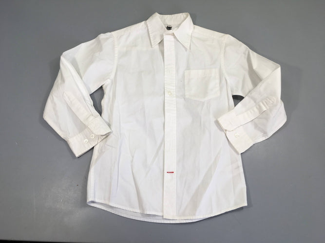 Chemise m.l blanche, moins cher chez Petit Kiwi