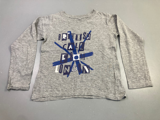 T-shirt m.l gris british call london, moins cher chez Petit Kiwi