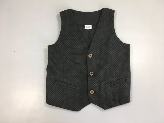 Gilet de costume s.m noir losanges, moins cher chez Petit Kiwi