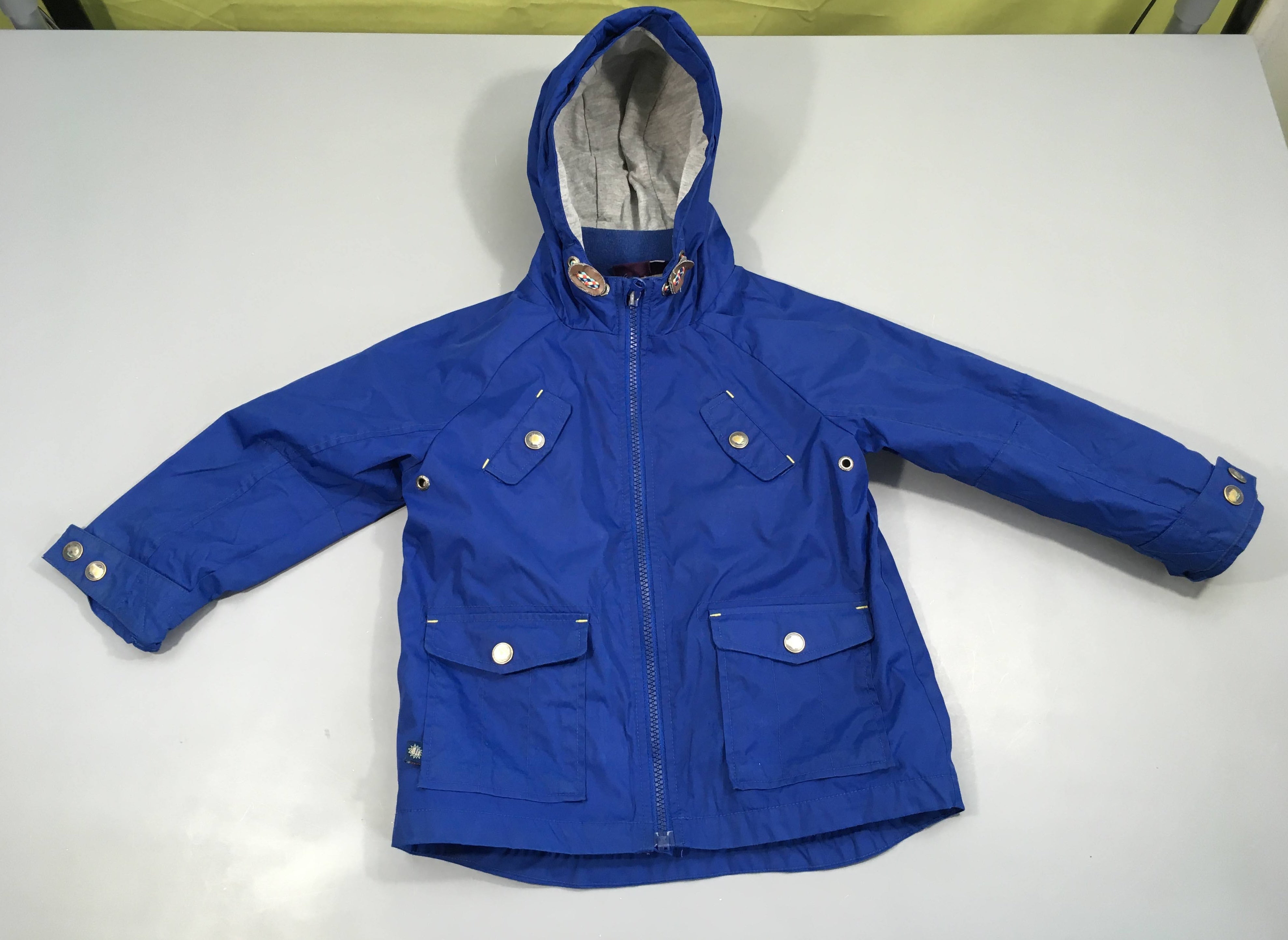 Veste 2 en 1 à capuche bleue/polar