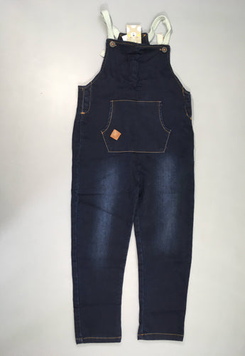 Neuf-Salopette denim foncé, moins cher chez Petit Kiwi