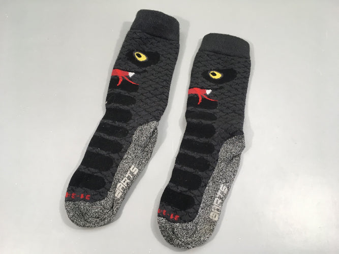 Chaussettes de ski noires "Barts " (31-34), moins cher chez Petit Kiwi