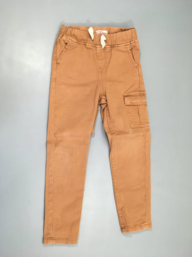Pantalon brun clair 1poche latérale, moins cher chez Petit Kiwi