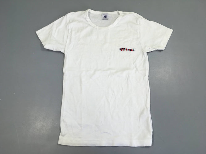 Chemisette m.c blanche petit bateau, moins cher chez Petit Kiwi