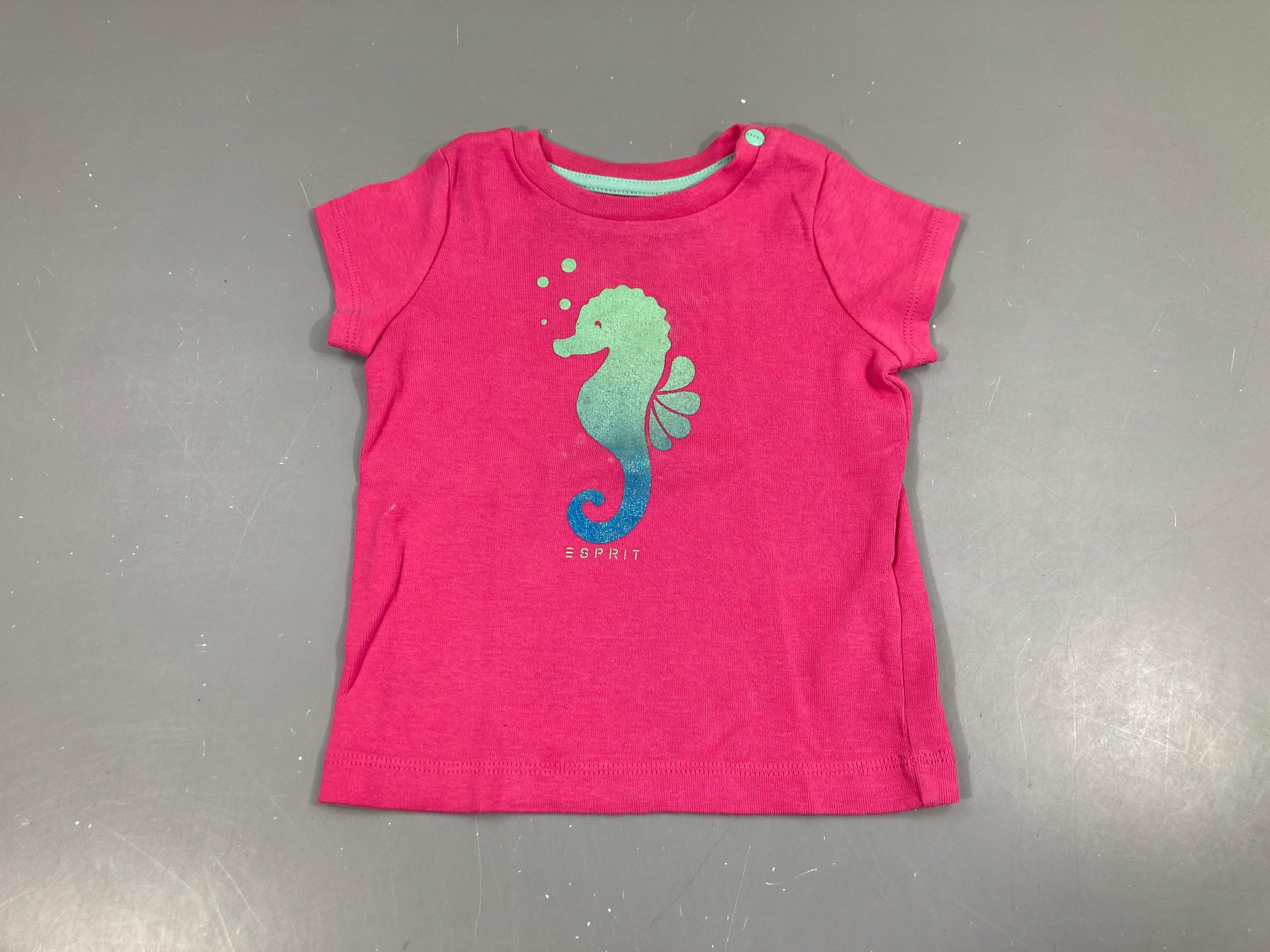 T-shirt m.c rose hippocampe