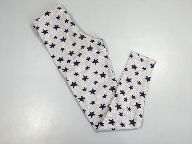 Legging gris chiné étoiles, moins cher chez Petit Kiwi