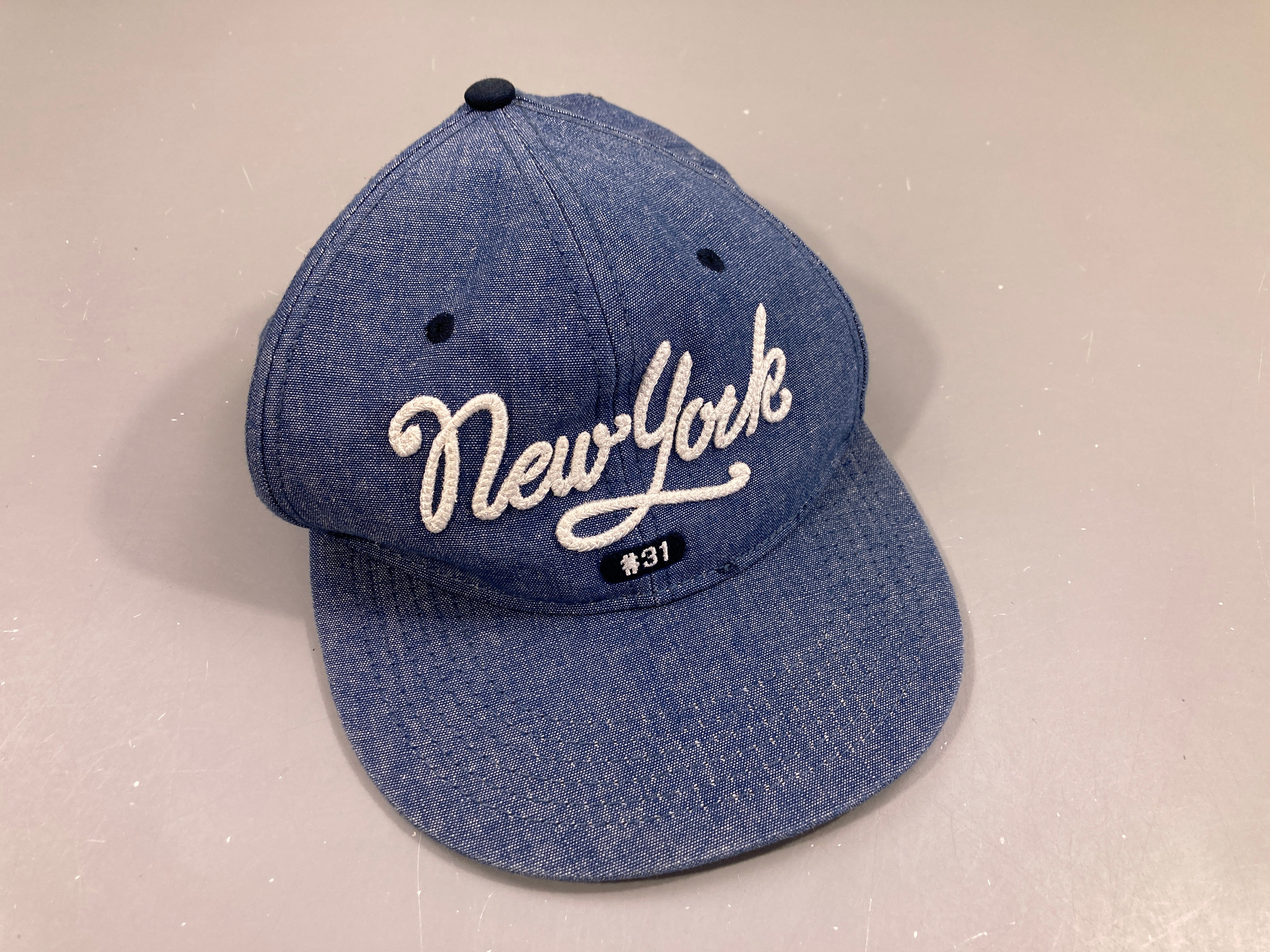 Casquette denim New-York, 53-56cm