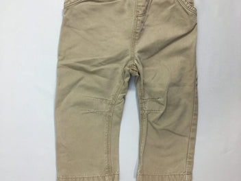 Pantalon beige sarouel, légèrement bouloché