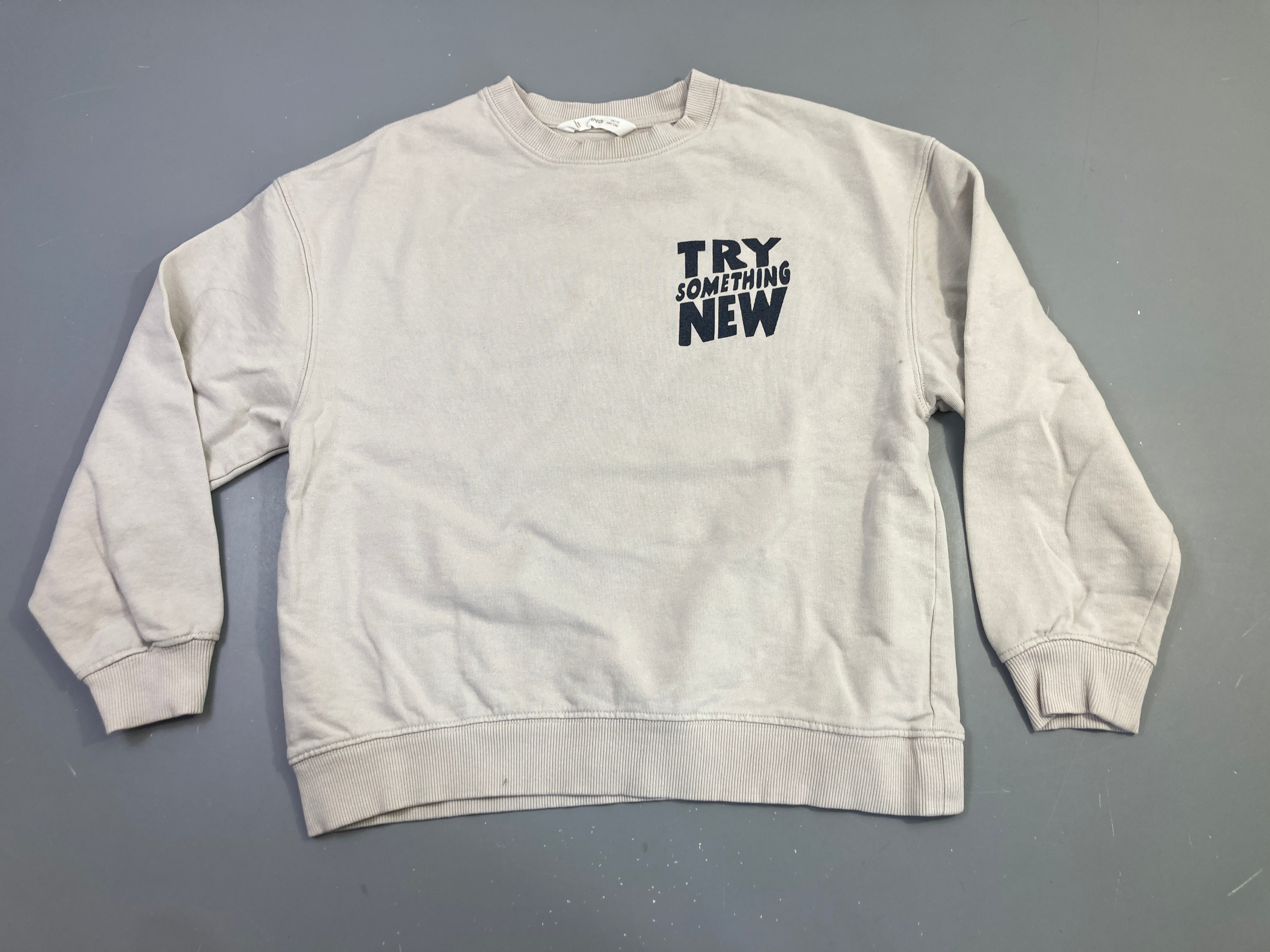 Sweat molleton beige Trayé Something New