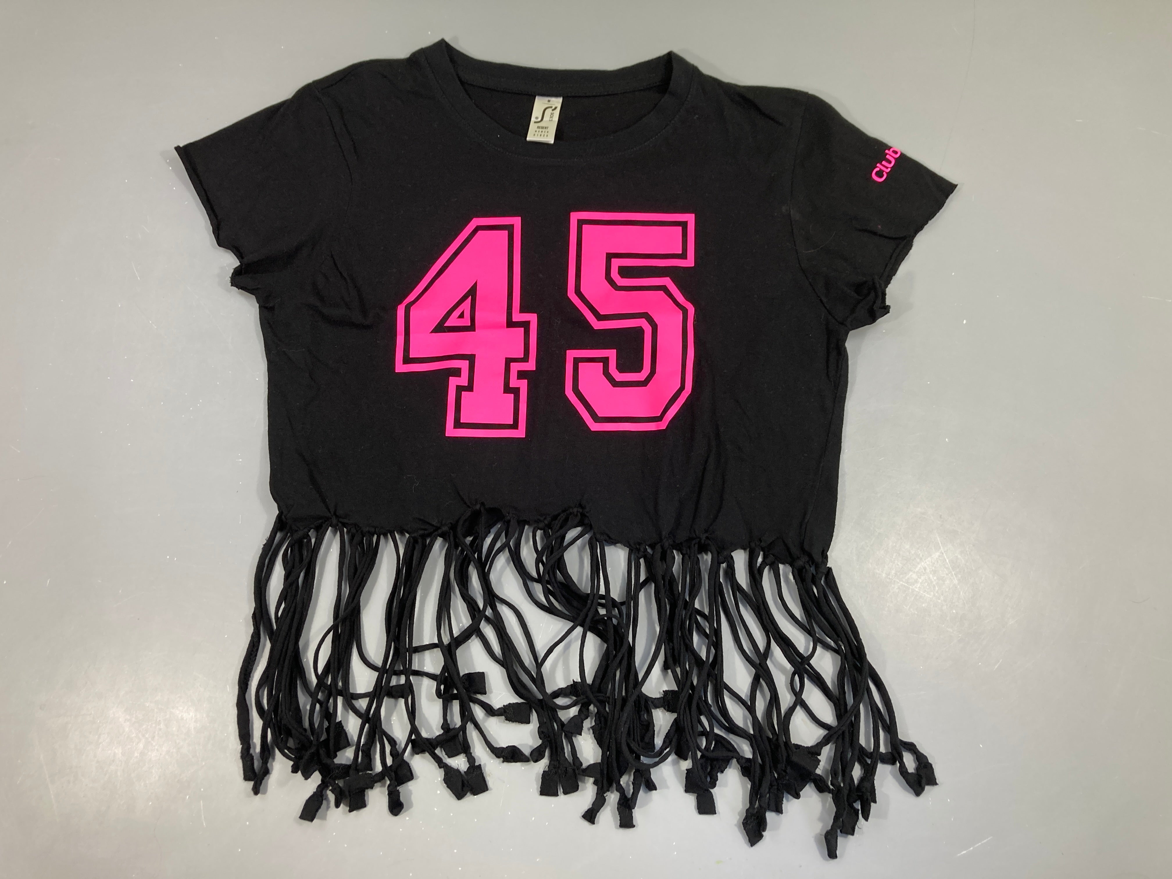 T-shirt m.c noir floches 45