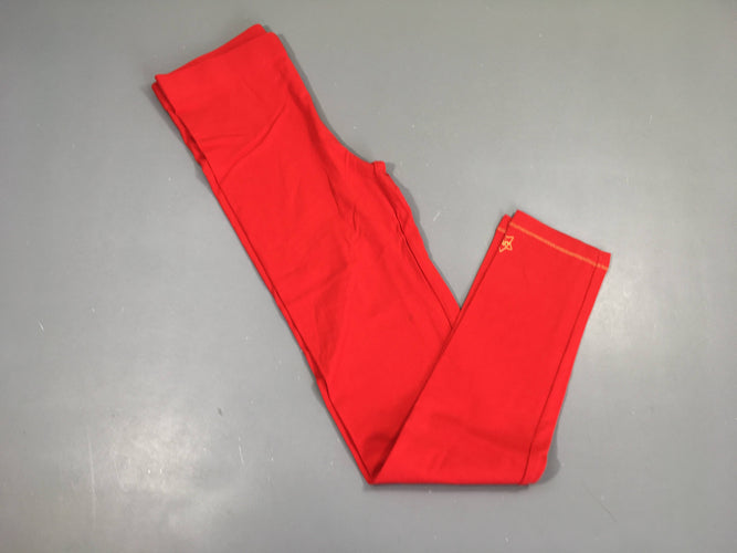 Legging rouge, moins cher chez Petit Kiwi