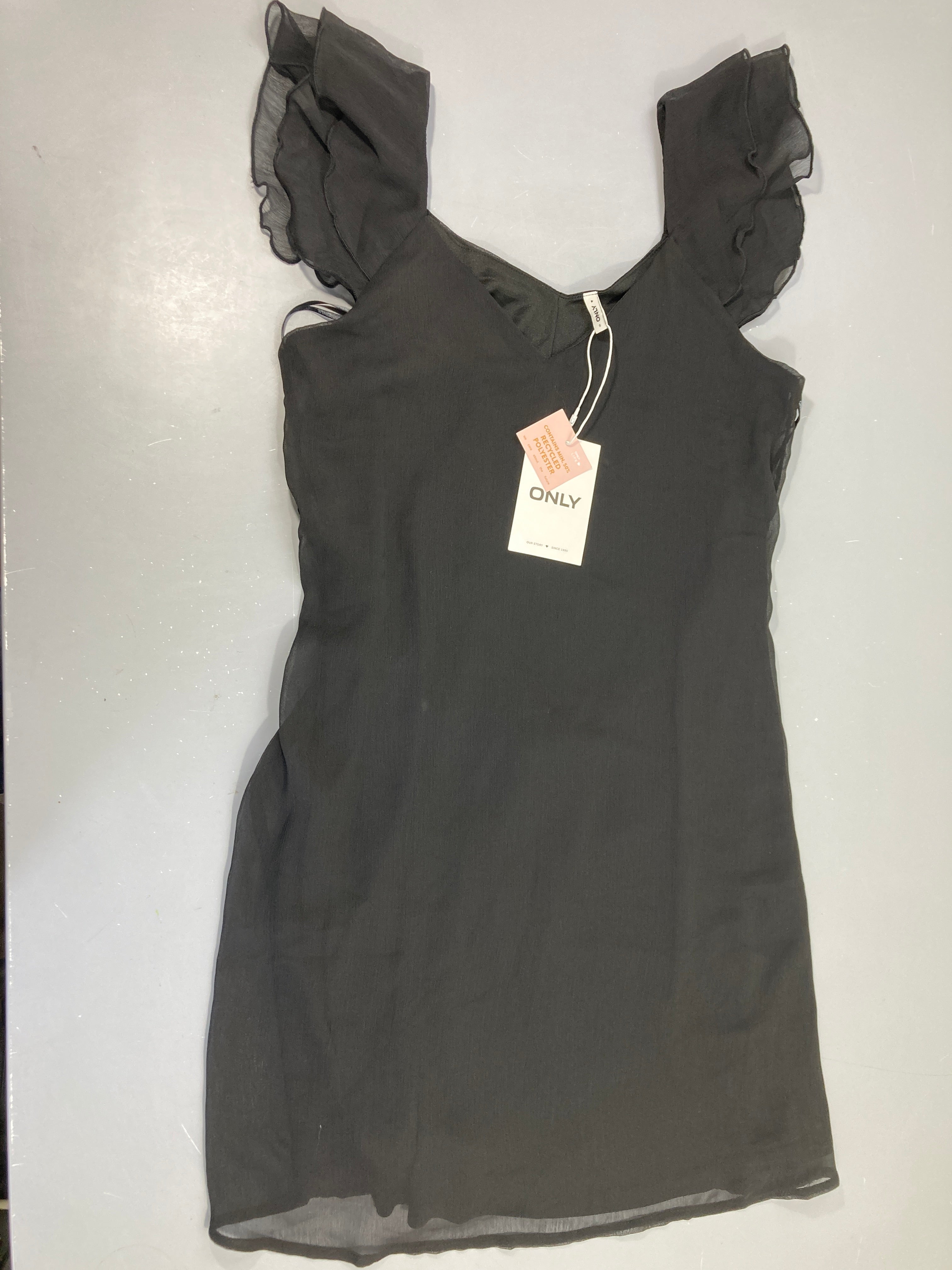NEUF Robe s.m voile noir
