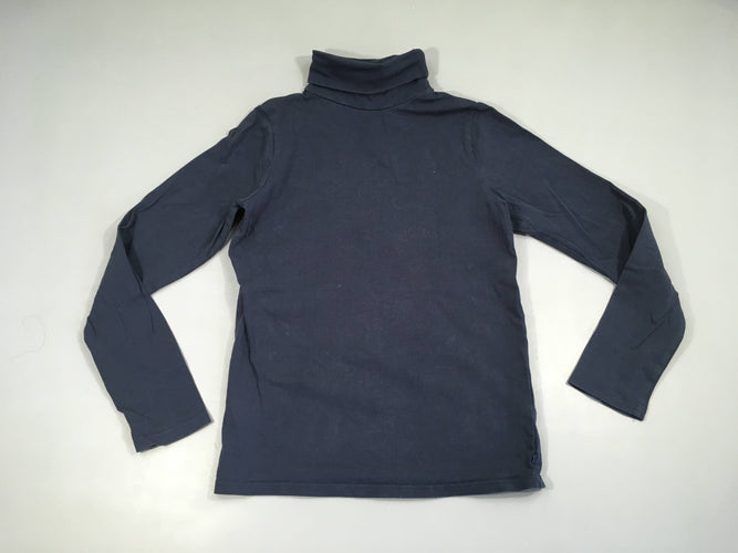 T-shirt m.l col roulé bleu foncé, moins cher chez Petit Kiwi