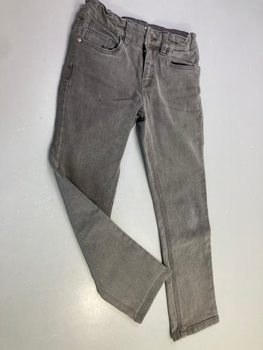 Pantalon gris straight, moins cher chez Petit Kiwi