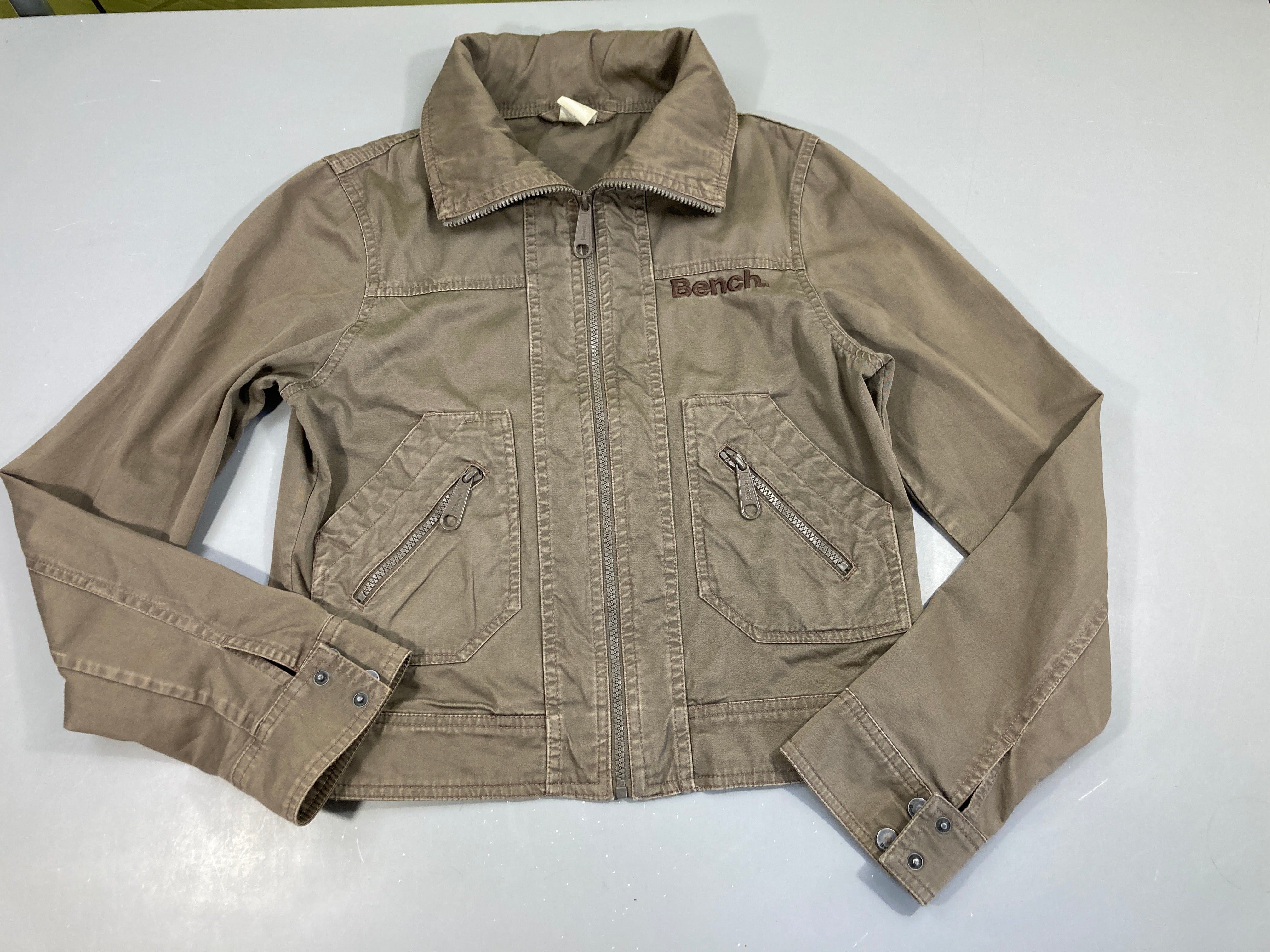 Veste brune effet délavé Bench