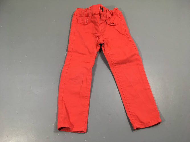 pantalon rouge vif, moins cher chez Petit Kiwi