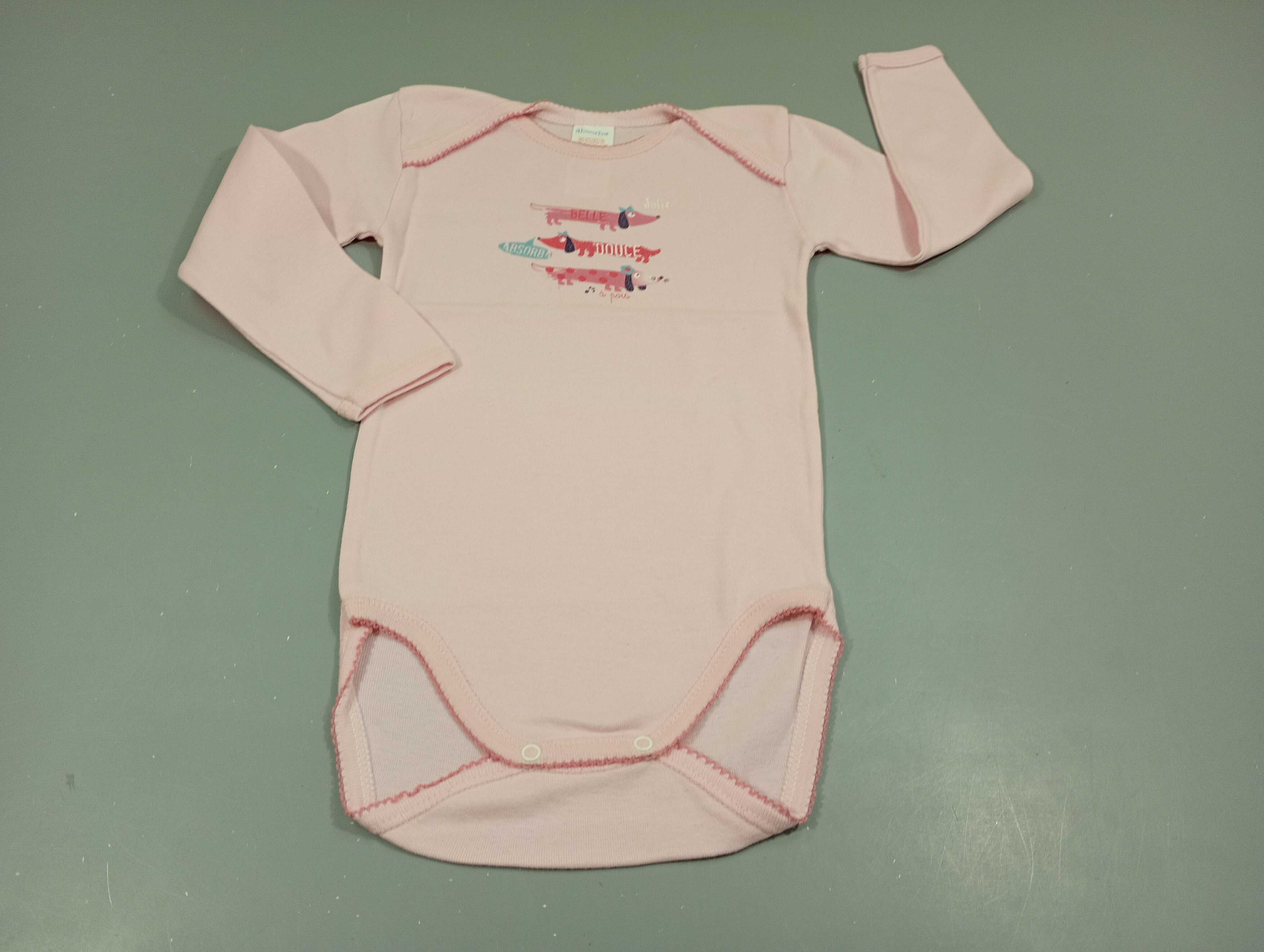 Body m.l rose clair chiens 