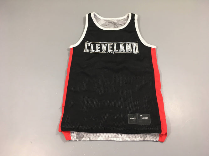 Débardeur de basket noir/rouge/blanc Cleveland, moins cher chez Petit Kiwi