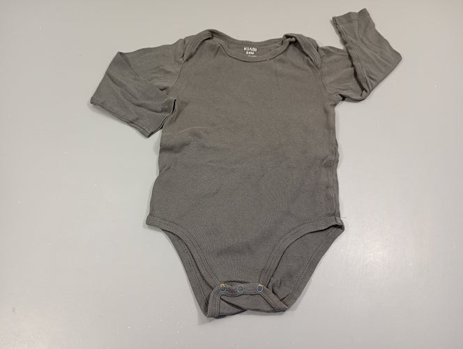 Body m.l gris, un peu bouloché, moins cher chez Petit Kiwi