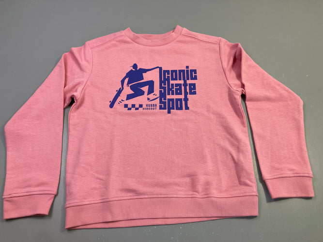 Sweat molleton rose Iconic Skate Spot, moins cher chez Petit Kiwi