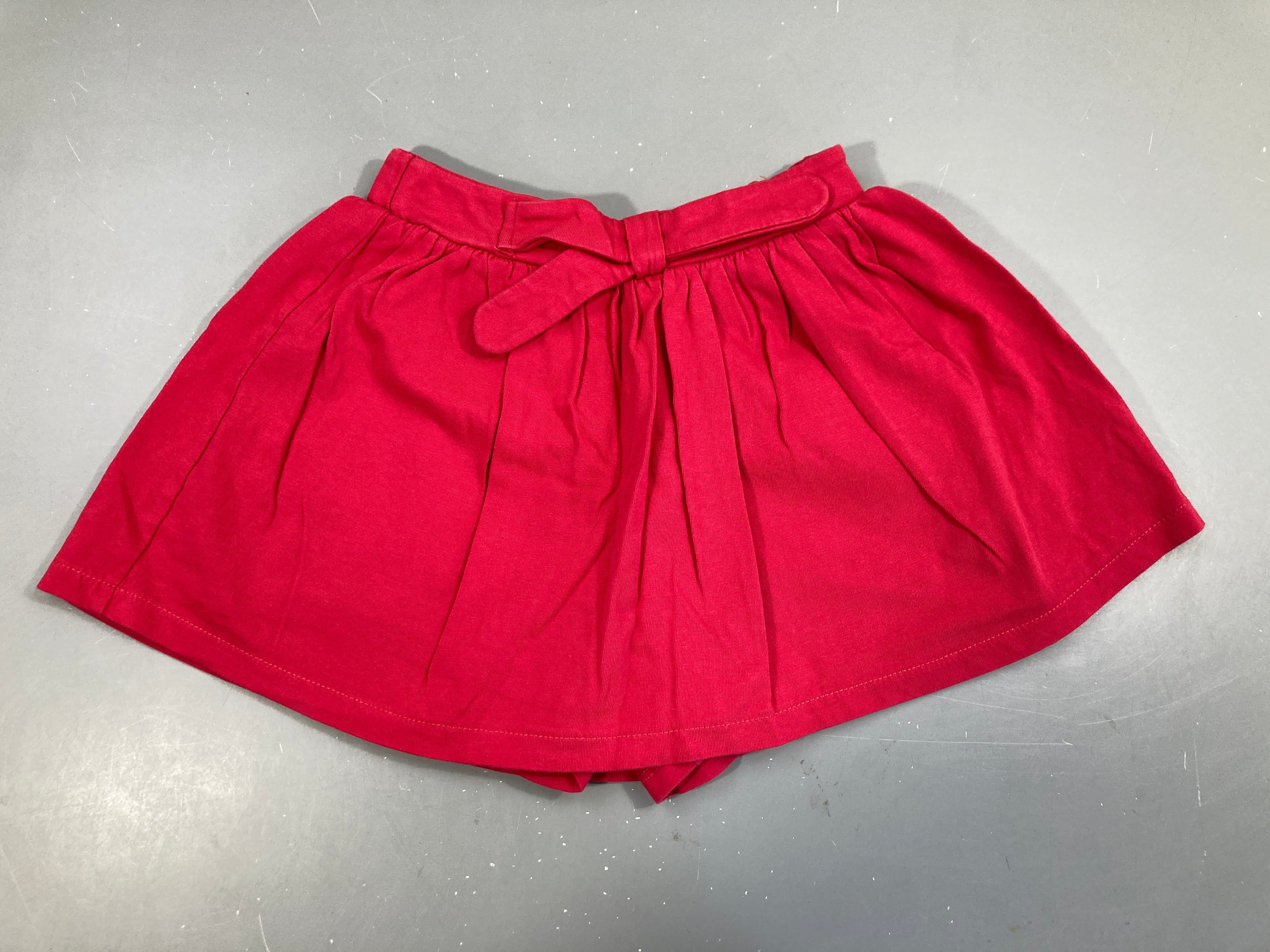 Jupe/short molleton rose foncé