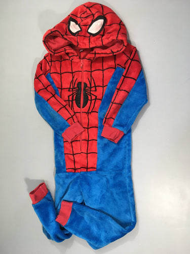 Combinaison velours zippée Spiderman à capuche, moins cher chez Petit Kiwi
