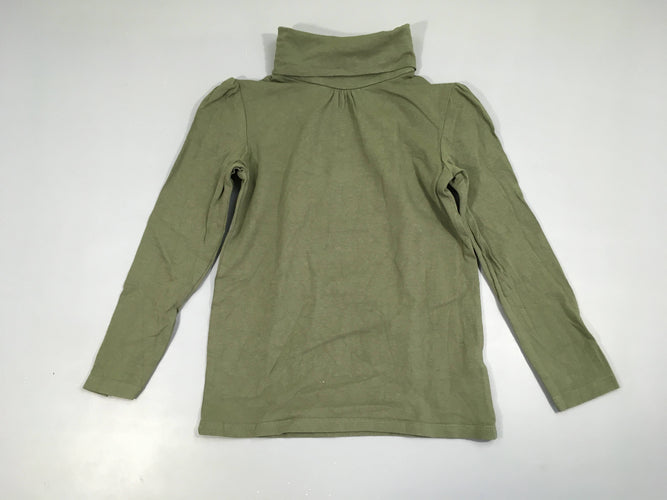 T-shirt m.l col roulé kaki, moins cher chez Petit Kiwi