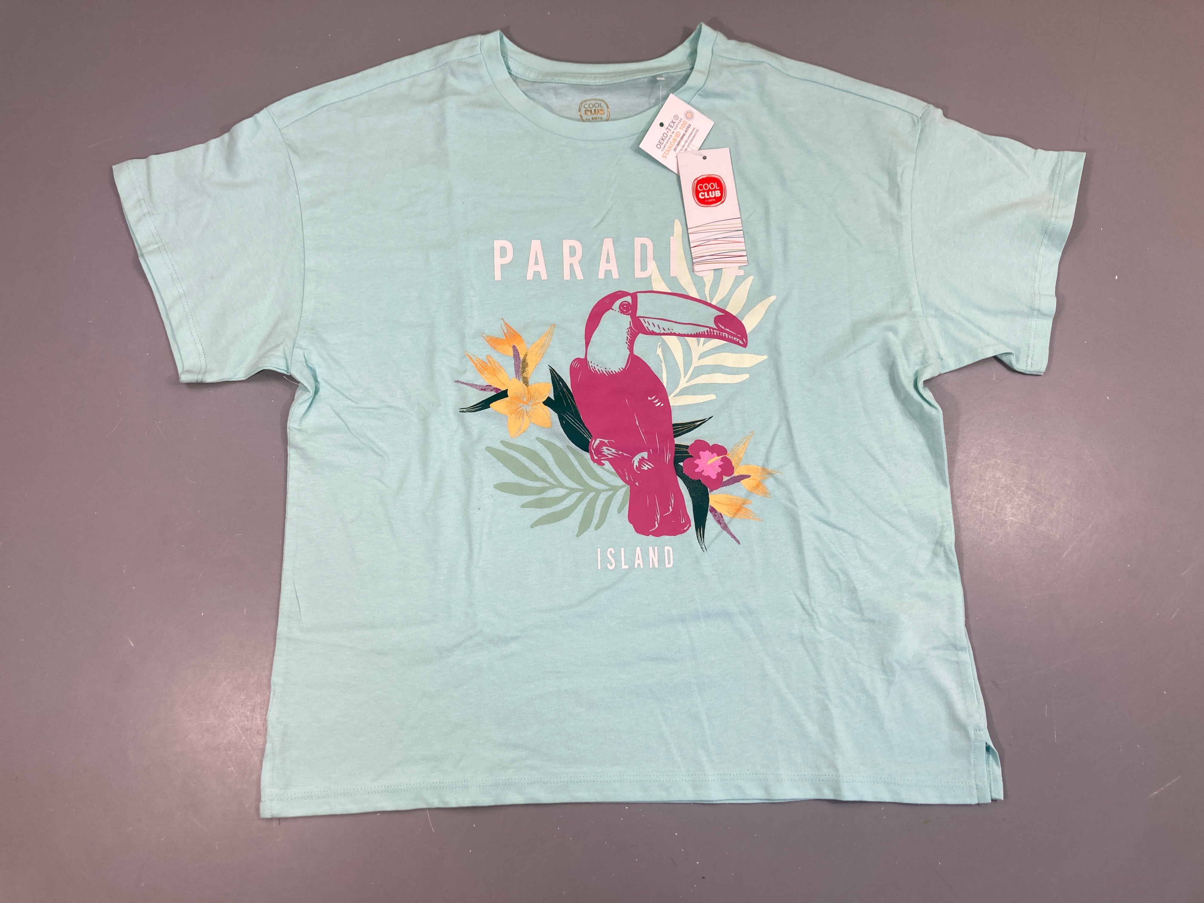 NEUF T-shirt m.c bleu Toucan