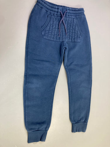 Pantalon training bleu marine cordon poches, moins cher chez Petit Kiwi