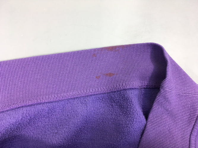 Sweat oversized mauve Nirvana ;tache à l'intérieur à l'arrière, moins cher chez Petit Kiwi