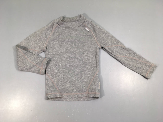 Sous vêtement thermique gris bouloché Wed'ze, moins cher chez Petit Kiwi