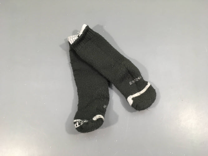 Chaussette de ski grises boulochées, moins cher chez Petit Kiwi