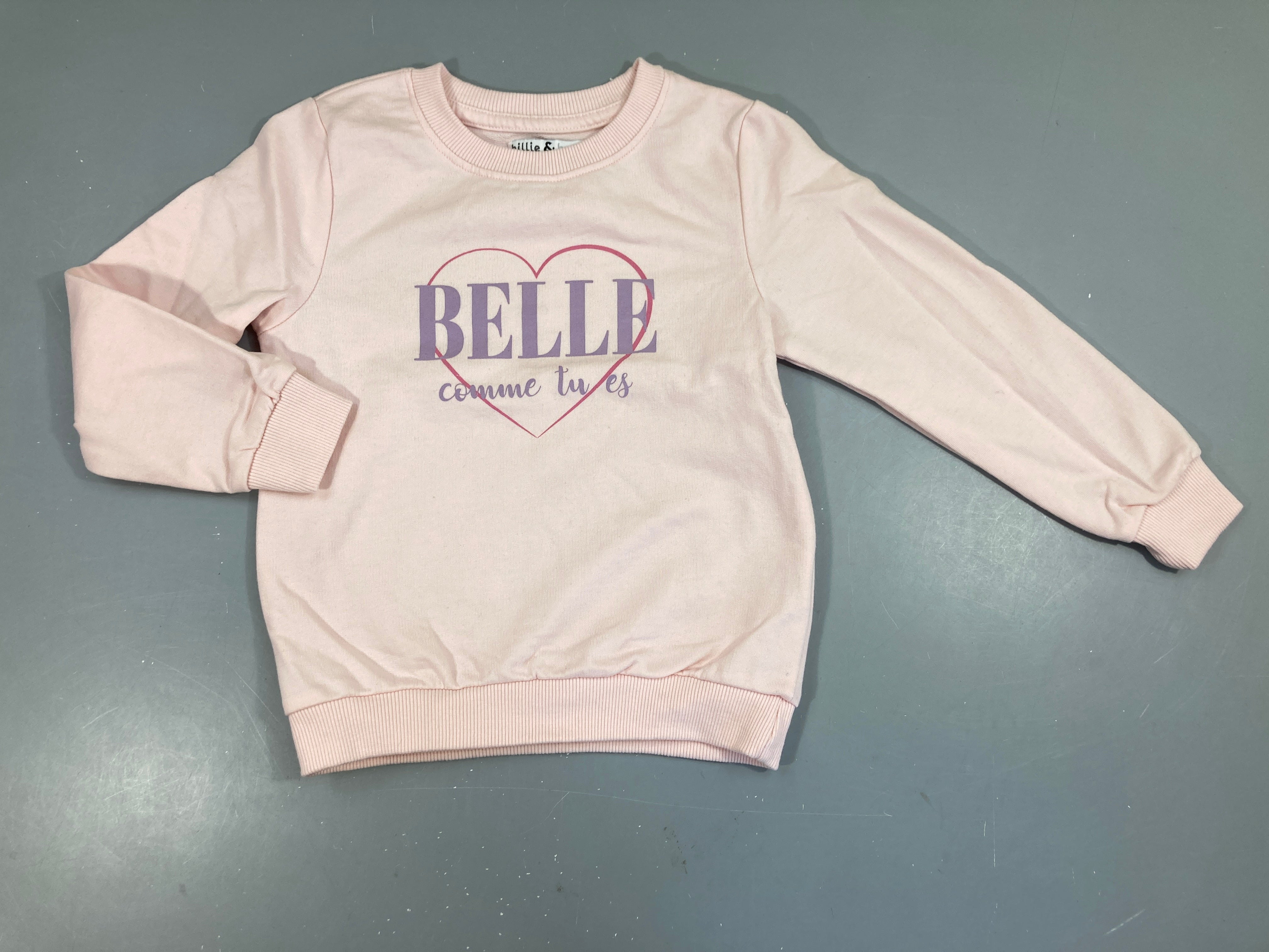 Sweat rose clair Belle