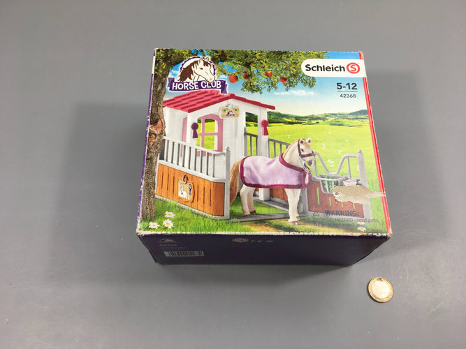 Schleich 42368 Horse club, 5-12ans, manque quelques petits accessoires (médaille, mangeoire) mais n'empêche pas le jeu, moins cher chez Petit Kiwi
